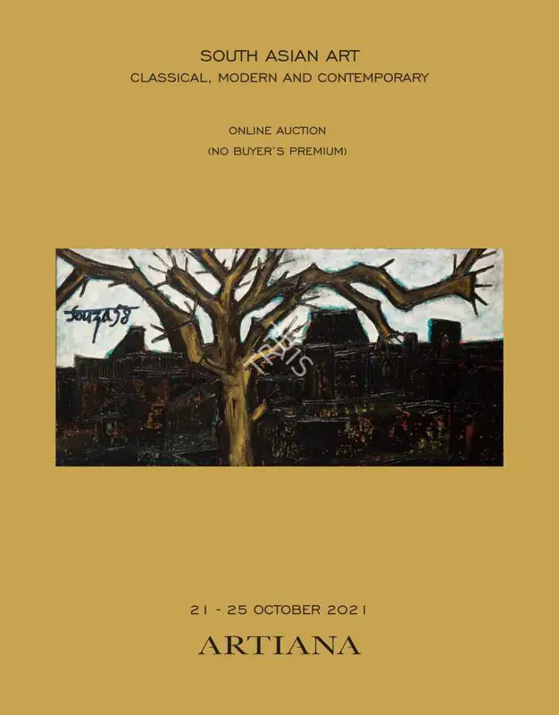 Artiana (Auction House). South Asian Art - Classical, Modern and Contemporary. 25 October 2021, Online | Auction Catalogue | EconomicsArt | 00862403