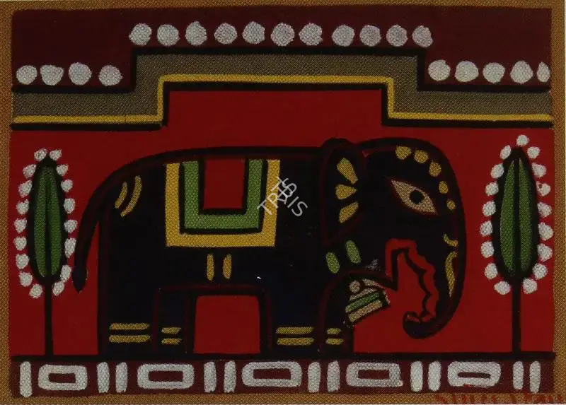 Roy, Jamini (Artist). Untitled (Elephants), n.d. | Painting