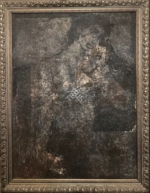 Naqsh, Jamil (Artist). Untitled (Woman and Dove), n.d. | Painting
