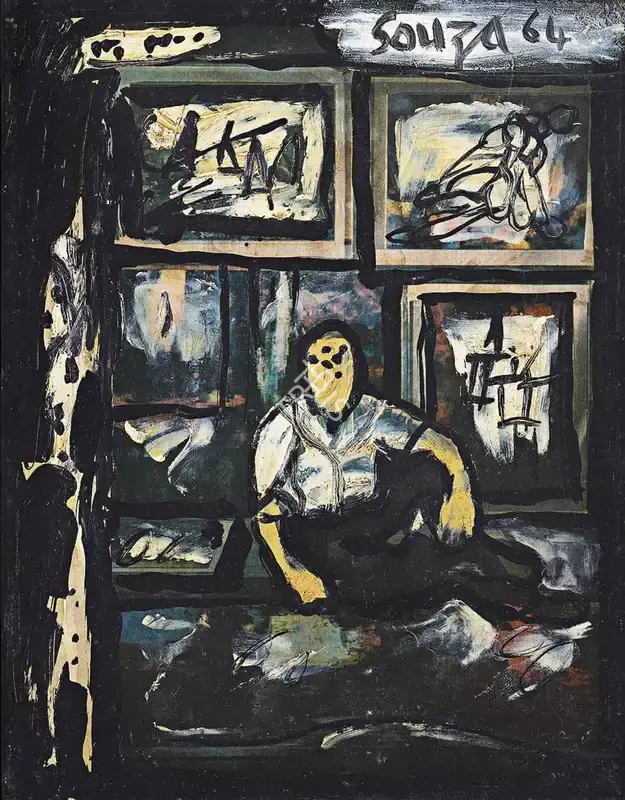 Souza, F.N. (Artist). Untitled, 1964 | Painting