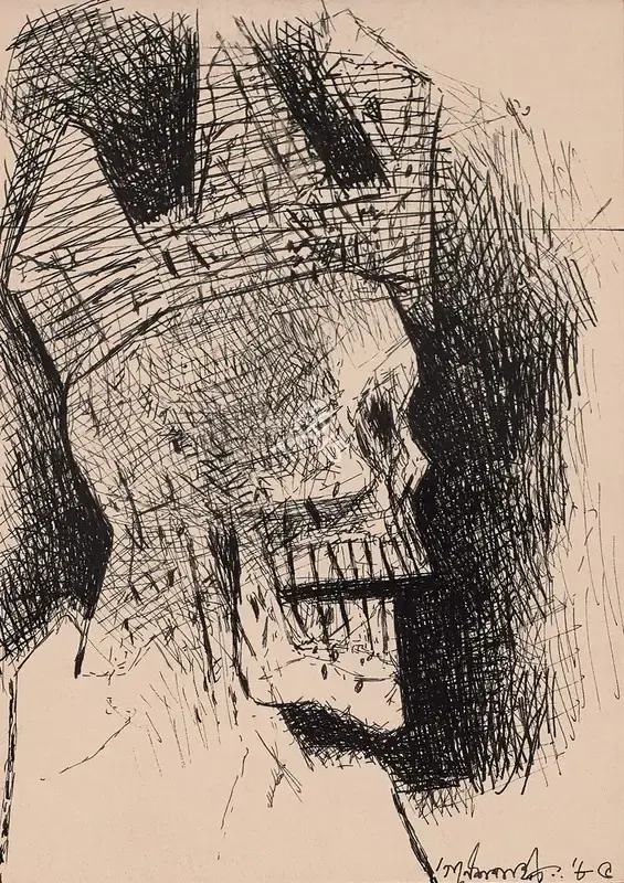 Pyne, Ganesh (Artist). The Crown, 1985 | Painting