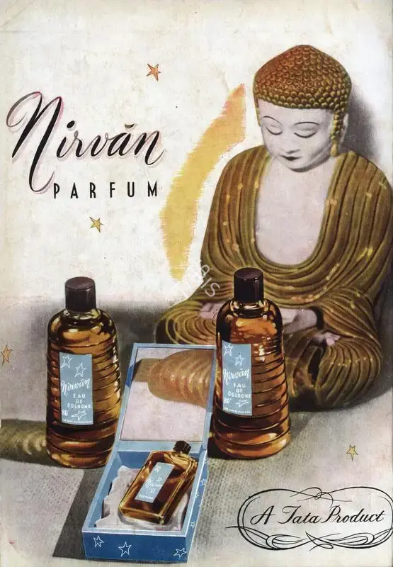Tata (Advertiser). Nirvan Parfum, 1946 | Advertisement