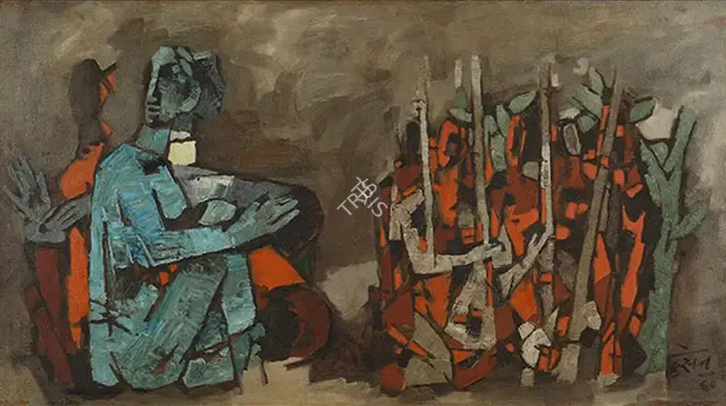 Husain, M.F. (Artist). Untitled, 1960 | Painting
