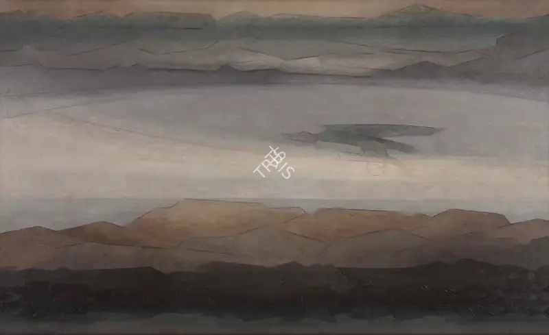 Sabavala, Jehangir (Artist). The Long Dark Land. Oil on canvas, 1971 | Painting | FineArts | 00642208