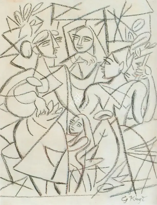 Keyt, George (Artist). Untitled, n.d. | Drawing