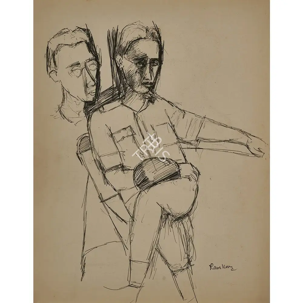 Ramkumar (Artist). Untitled, c.1950 | Painting