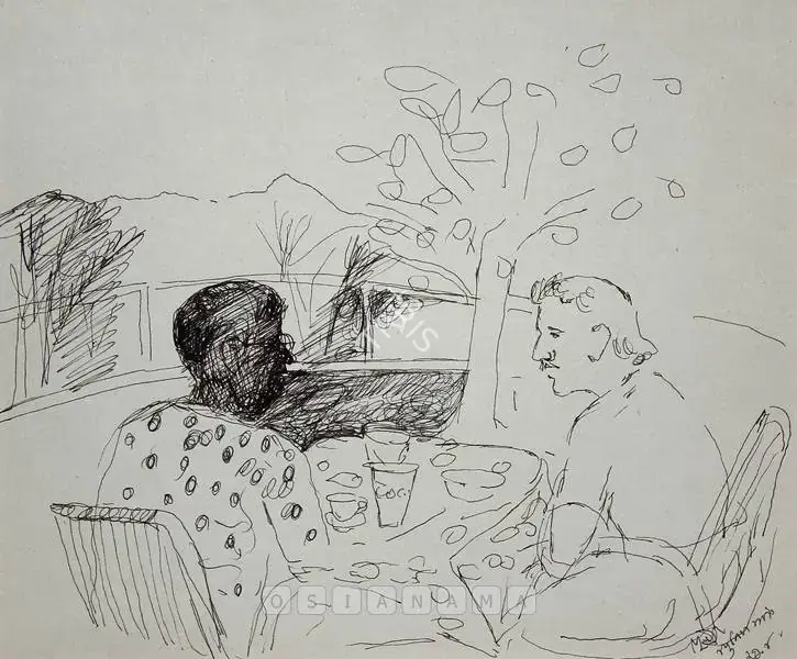Khakhar, Bhupen (Artist). Untitled, 1993 | Drawing