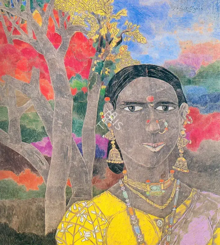 Goud, K. Laxma (Artist). Untitled, 2001 | Painting