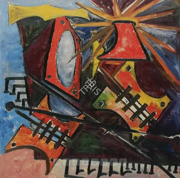 Bakre, S.K. (Artist). Untitled. Oil on canvas, n.d. | Painting | FineArts | 00897665