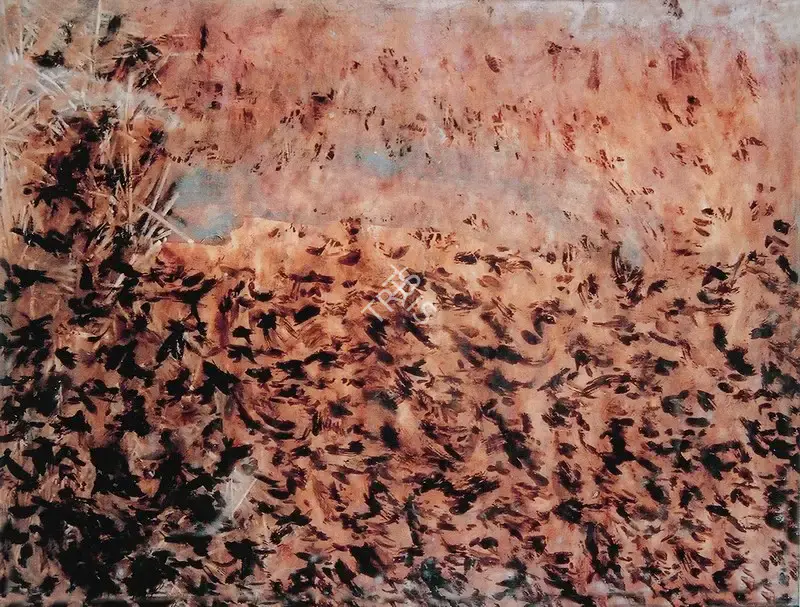 Sundaram, Vivan (Artist). Box of Sticks' from the Signs of Fire Series, 1984 | Painting