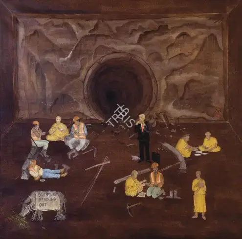 Harsha, N.S. (Artist). Orientalist Reaching Out, 2006-2009 | Painting