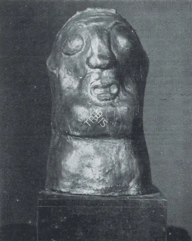 Dhanapal, S. (Artist). Head of Christ. Terracotta, 1958 | Marg, December 1962 | Sculpture | FineArts | 00674914