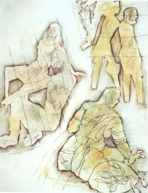 Husain, M.F. (Artist). Untitled, 1989 | Painting