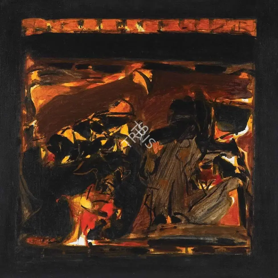 Raza, S.H. (Artist). Untitled, 1975 | Painting