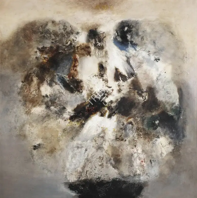 Shreshtha, Laxman (Artist). Untitled. Oil on canvas, n.d. | Painting | EconomicsArt | 00869590