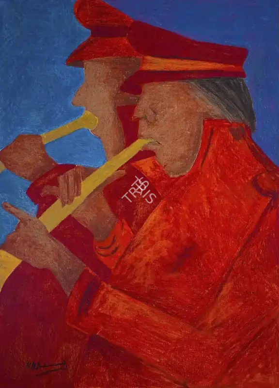 Khanna, Krishen (Artist). Untitled (Banwallas), n.d. | Painting