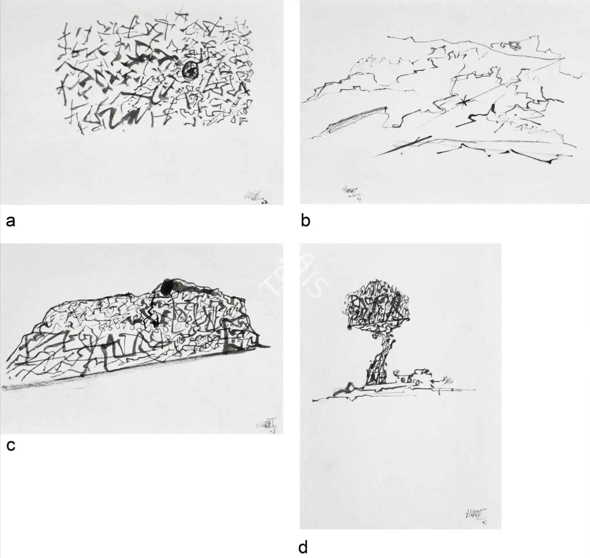 Shah, Himmat (Artist). Untitled. Ink on paper, 2007 | Drawing | FineArts | 00901101