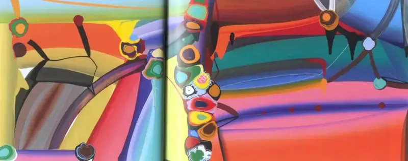 Krishnamachari, Bose (Artist). Stretched bodies. Acrylic on canvas, n.d. | Painting | FineArts | 00898066