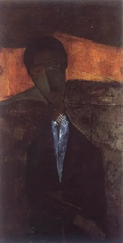 Ramkumar (Artist). Head, n.d. | Painting