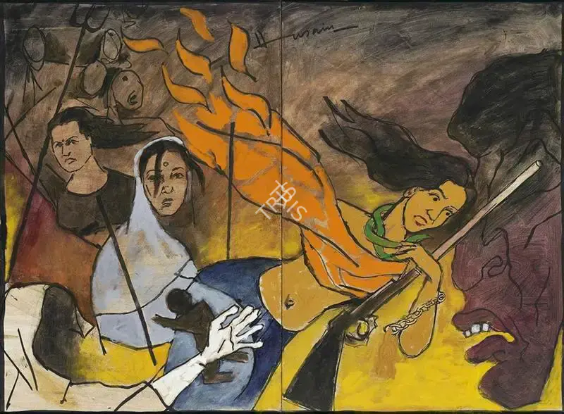 Husain, M.F. (Artist). Untitled, 1994 | Painting
