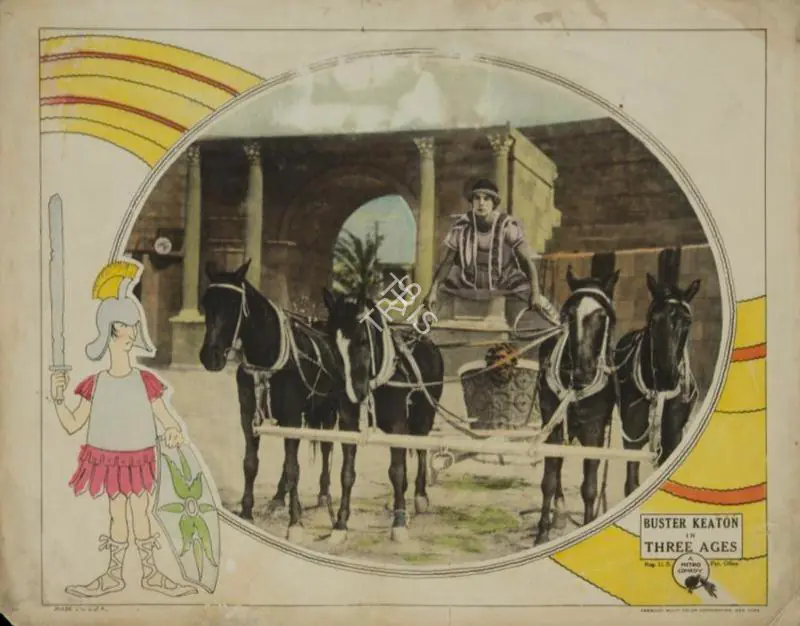 Cline, Edward F. (Director), Three Ages, 1923 | Lobby card | CinemaEducation | 00790006