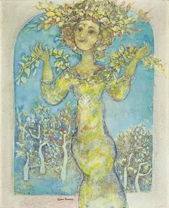 Burman, Sakti (Artist). Untitled, c.1970 | Painting