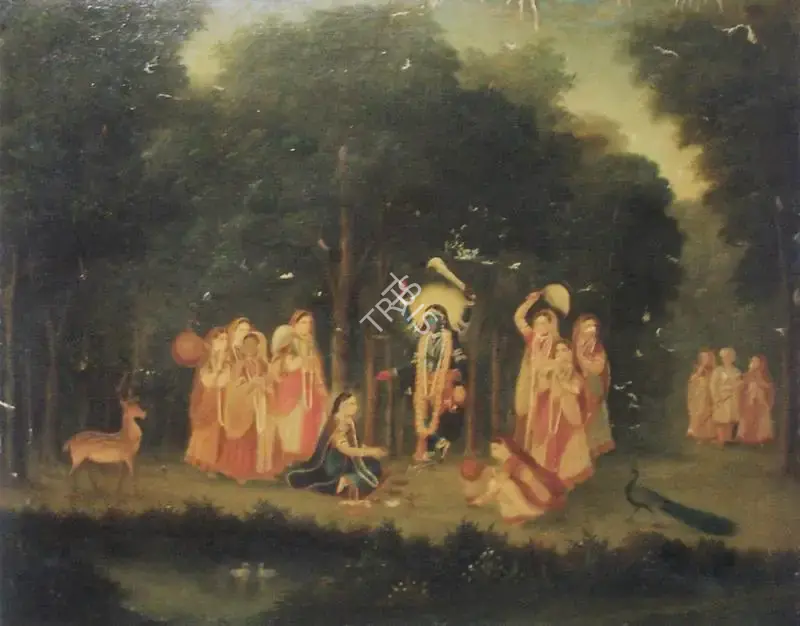 Anonymous (Artist). Krishnakali. Oil on canvas, n.d. | Painting  | 00880876