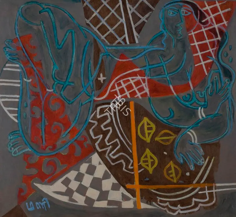 Subramanyan, K.G. (Artist). Untitled, 1980 | Painting
