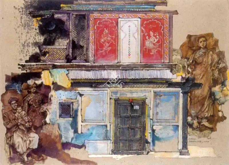 Bahulkar, Suhas (Artist). Nostalgia, n.d. | Painting