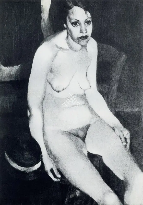 Sher-Gil, Amrita (Artist). Professional Model. 1933 | Marg, March 1972 | Painting | FineArts | 00674444