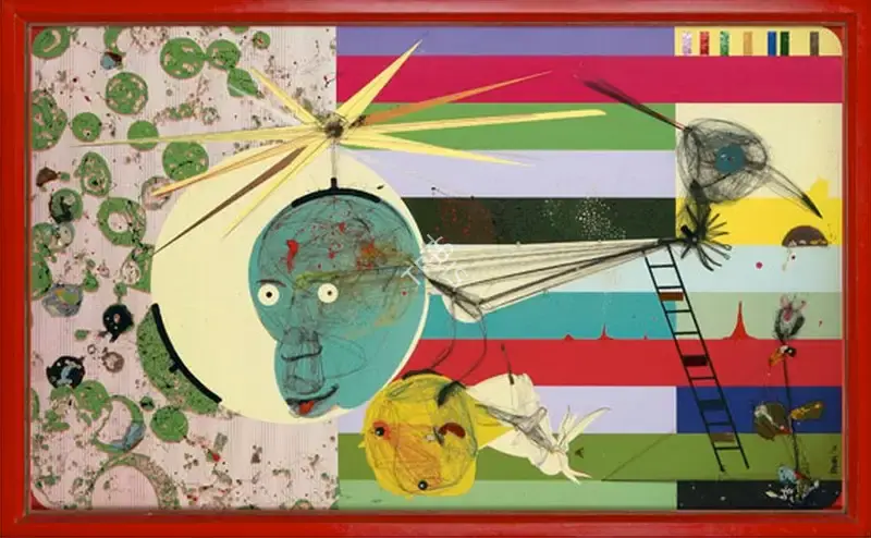 Pande, Aditya (Artist). Cenrtrifeudal Forces, 2010 | Painting
