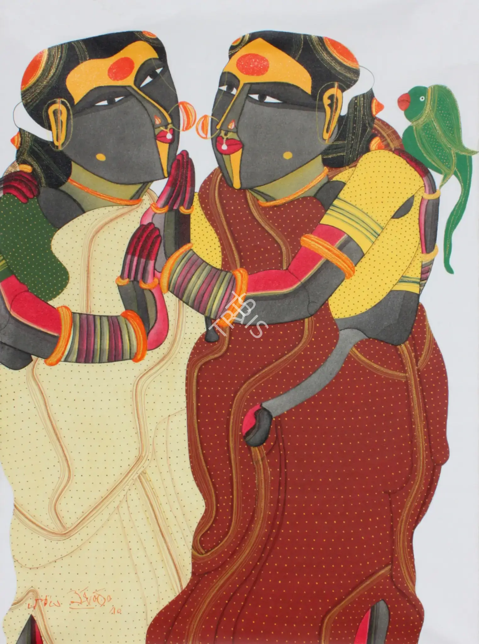 Vaikuntam, Thota (Artist). Untitled. Acrylic on canvas, 2010 | Painting | FineArts | 00899829
