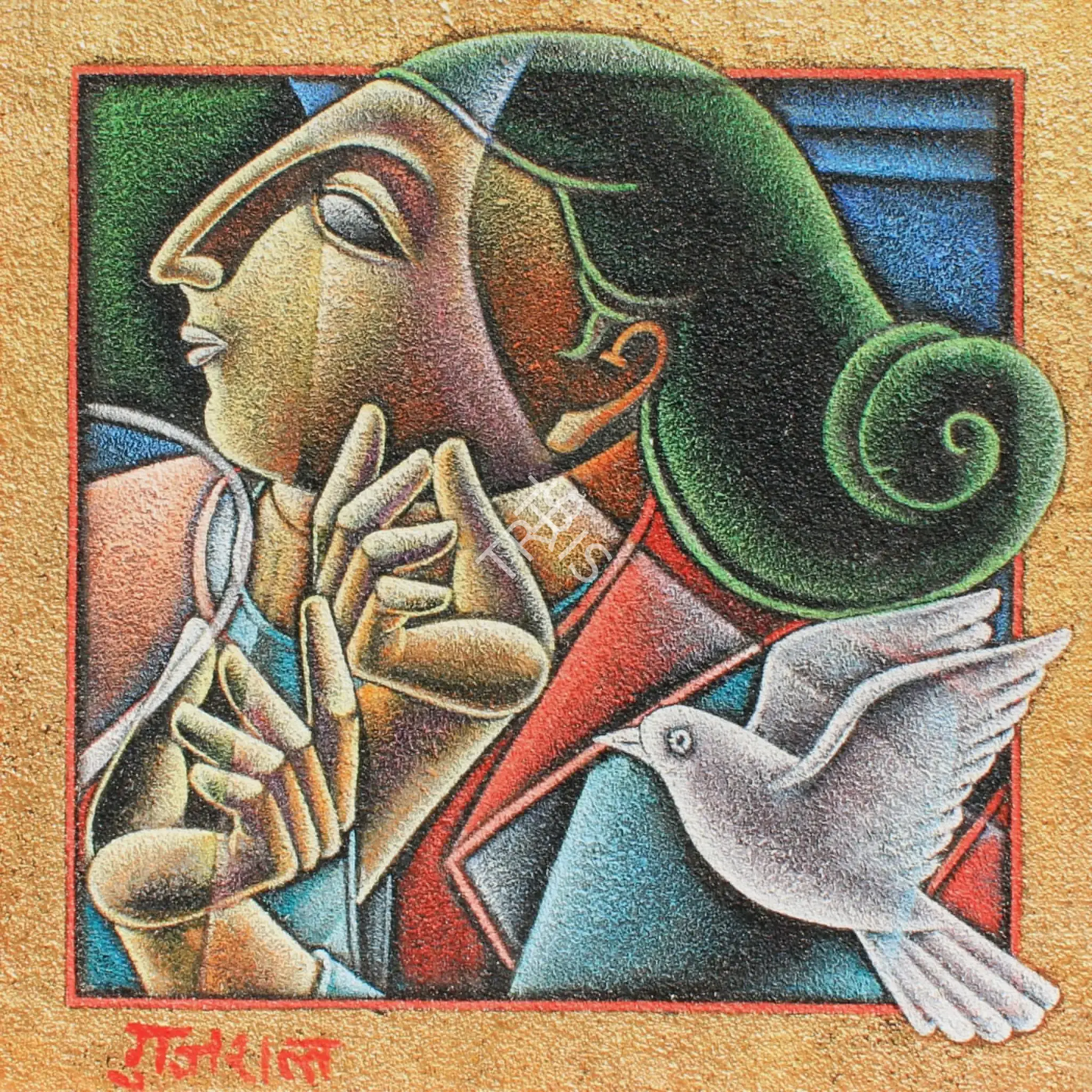 Gujral, Satish (Artist). Untitled, 2004 | Painting