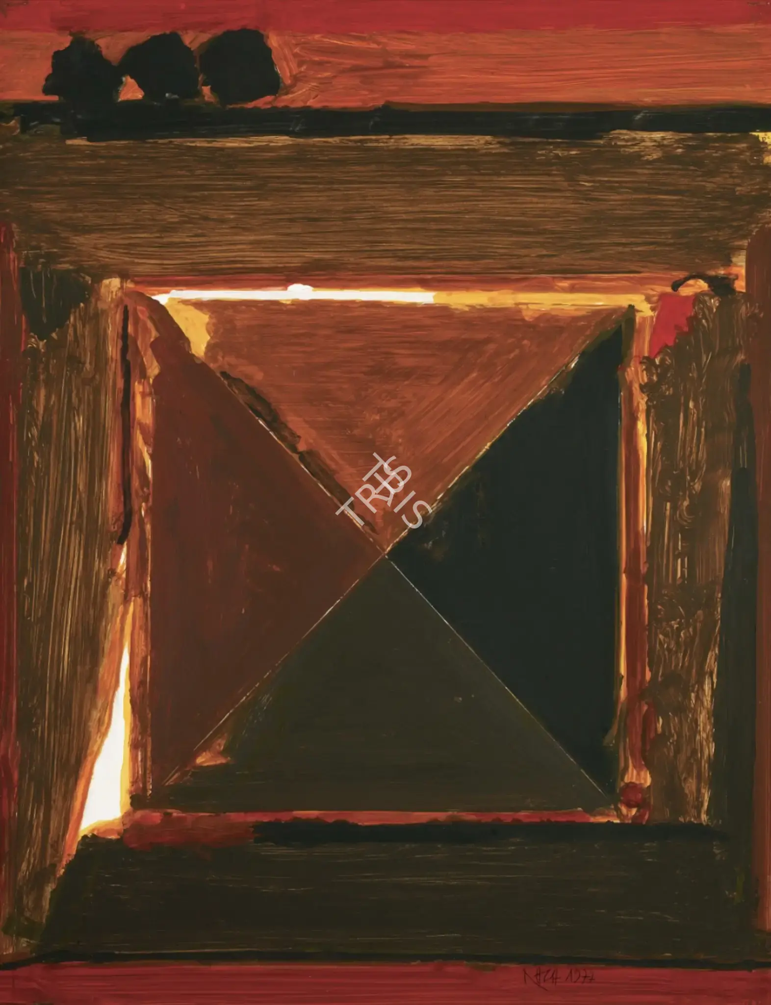 Raza, S.H. (Artist). Untitled, 1977 | Painting