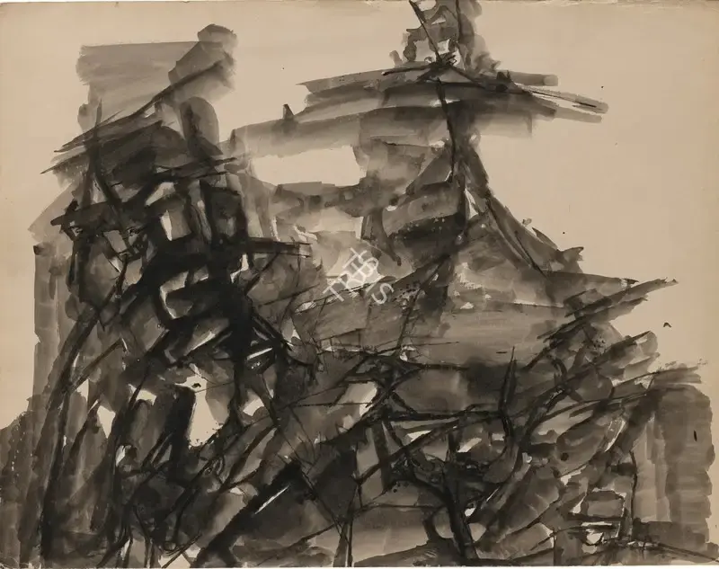 Ramkumar (Artist). Untitled, 1982 | Painting