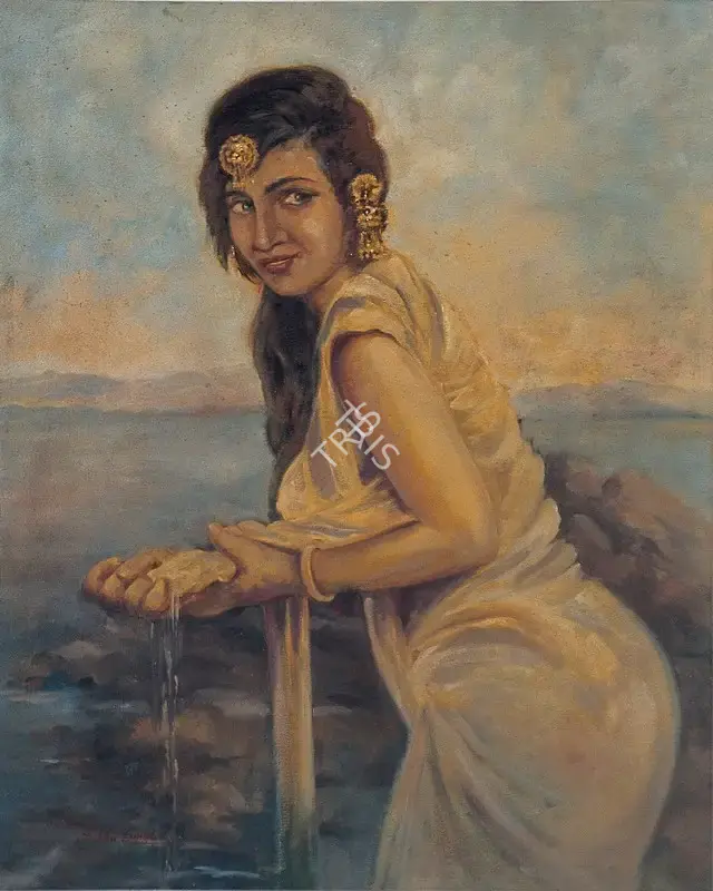 Singh, Sobha (Artist). After the Bath, late 1950s | Painting