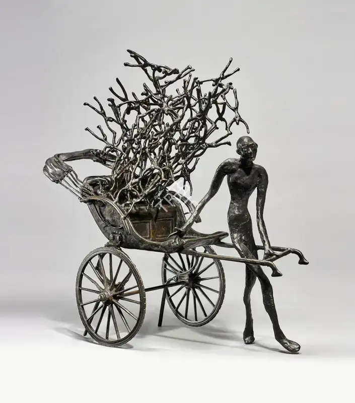 Radhakrishnan, K.S. (Artist). My Feet is the only Carriage, 1998 | Sculpture