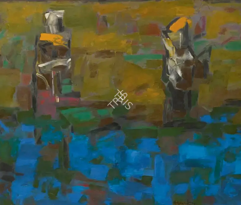 Adimoolam, K.M. (Artist). Untitled. Oil on canvas, 1999 | Painting | FineArts | 00333069