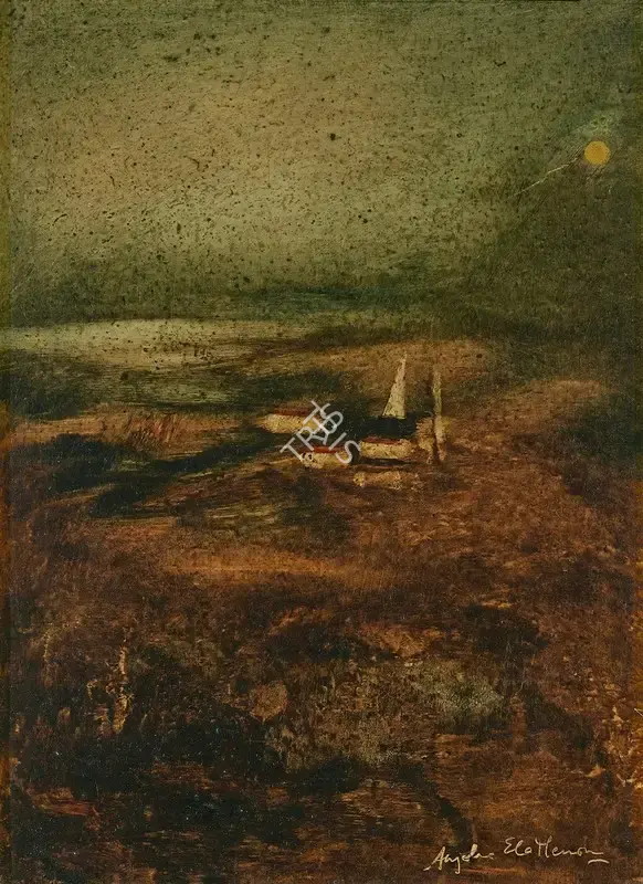 Menon, Anjolie Ela (Artist). Untitled, c.1990 | Painting