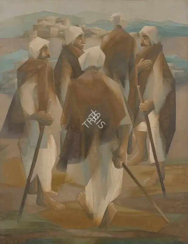 Sabavala, Jehangir (Artist). The Peasants, 1981 | Painting