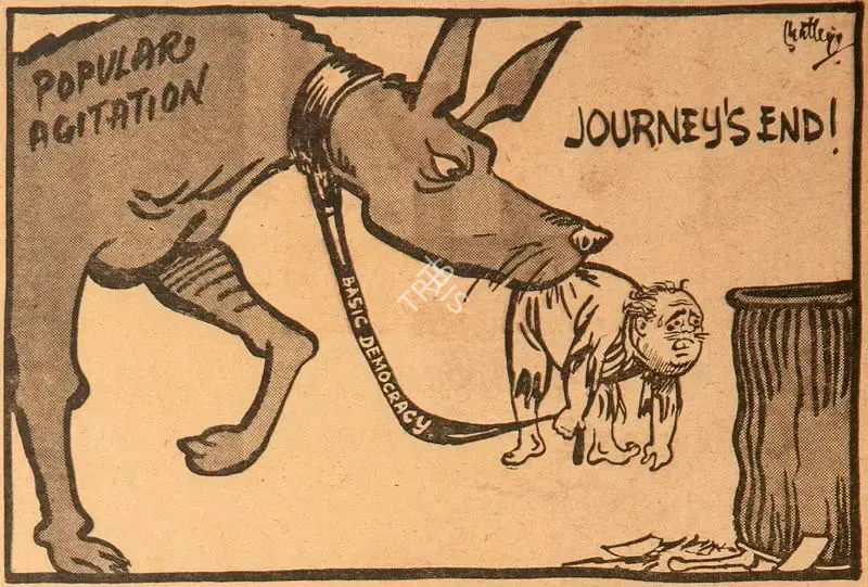 Chatterjee, Basu (Cartoonist). Journey's End !, 1969 | Cartoons