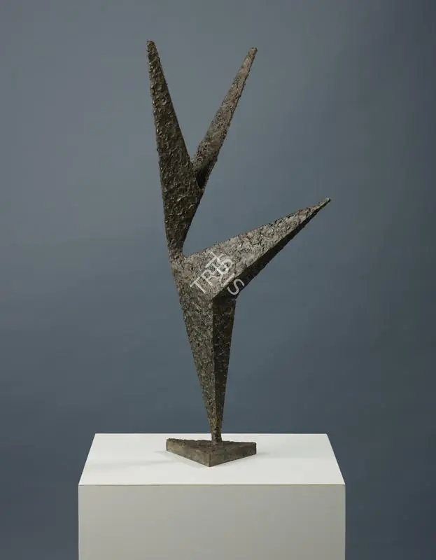 Bakre, S.K. (Artist). Red Shoe, c.1950s | Sculpture