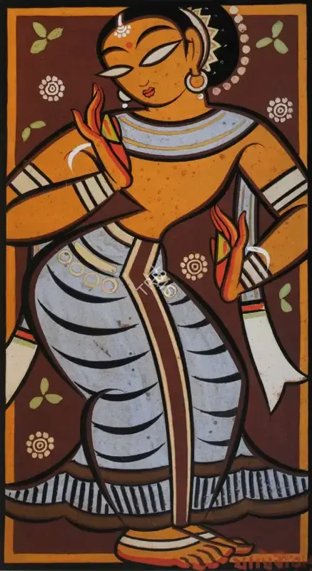 Roy, Jamini (Artist). Female Dancer, n.d. | Painting