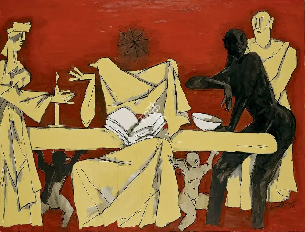 Husain, M.F. (Artist). Last Supper, 2005 | Painting
