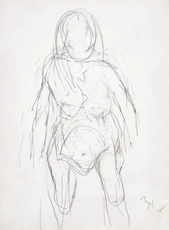Mehta, Tyeb (Artist). Untitled, 2005 | Drawing
