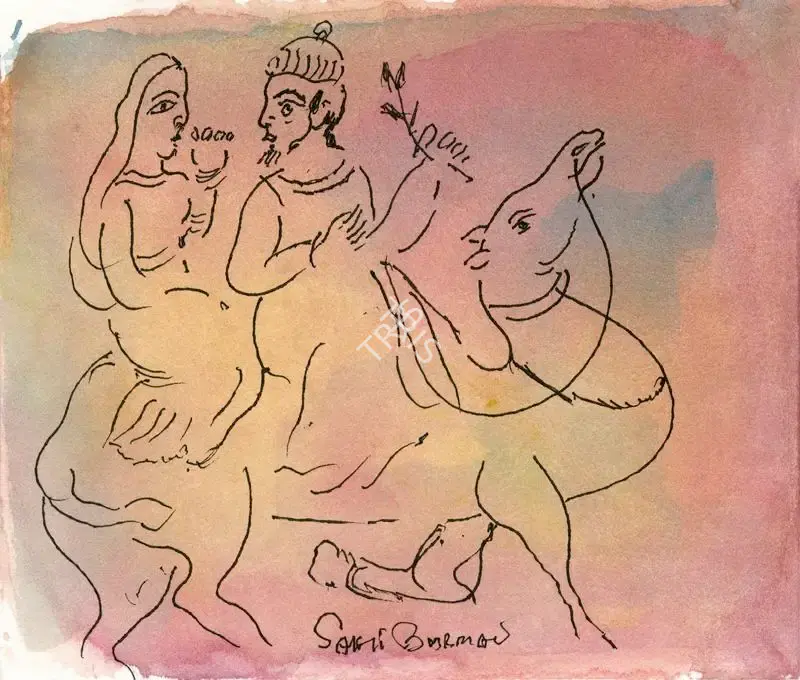 Burman, Sakti (Artist). Untitled, 2020 | Painting