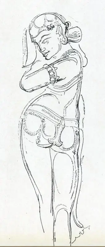 Chavda, Shiavax (Artist). Untitled. n.d. | Marg, June 1957 | Sketch | FineArts | 00674123