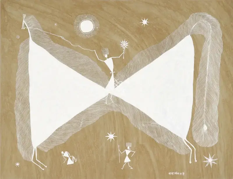Mashe, Balu Jivya (Artist). Untitled, n.d. | Painting