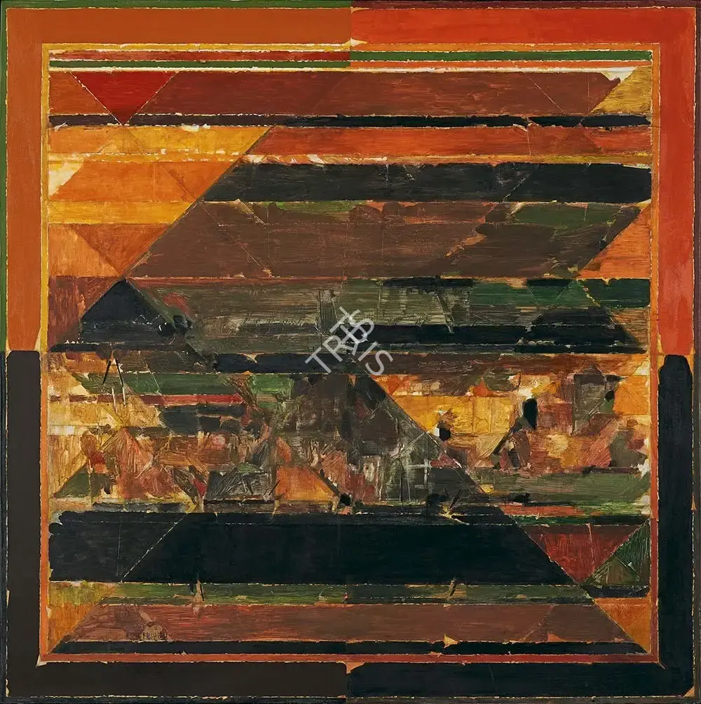 Raza, S.H. (Artist). The Earth, 1982 | Painting