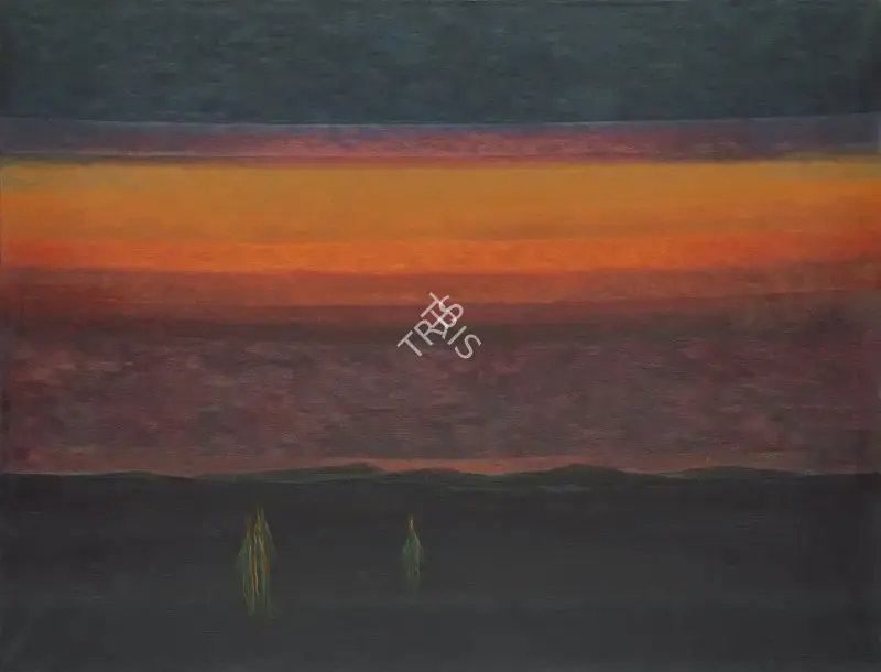 Sabavala, Jehangir (Artist). The Twilight Kingdom. Oil on canvas, 1968 | Painting | EconomicsArt | 00872517